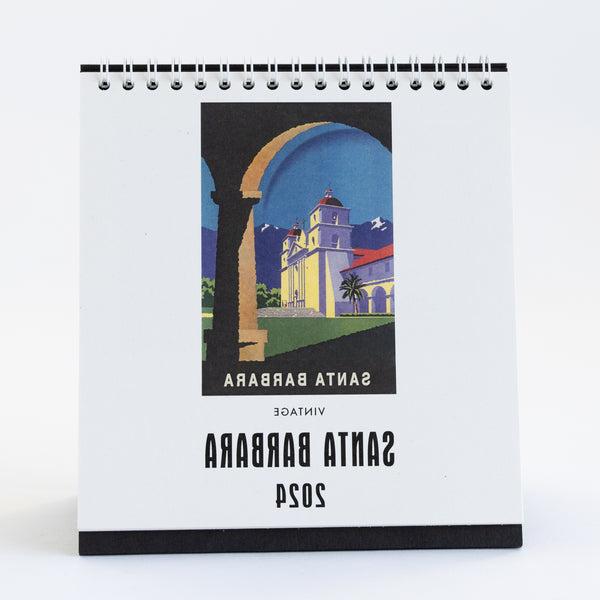 Santa Barbara Easel Desk Calendar 2024