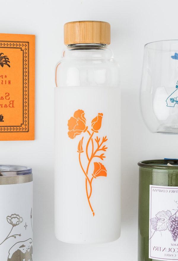 California Poppy Water Bottle